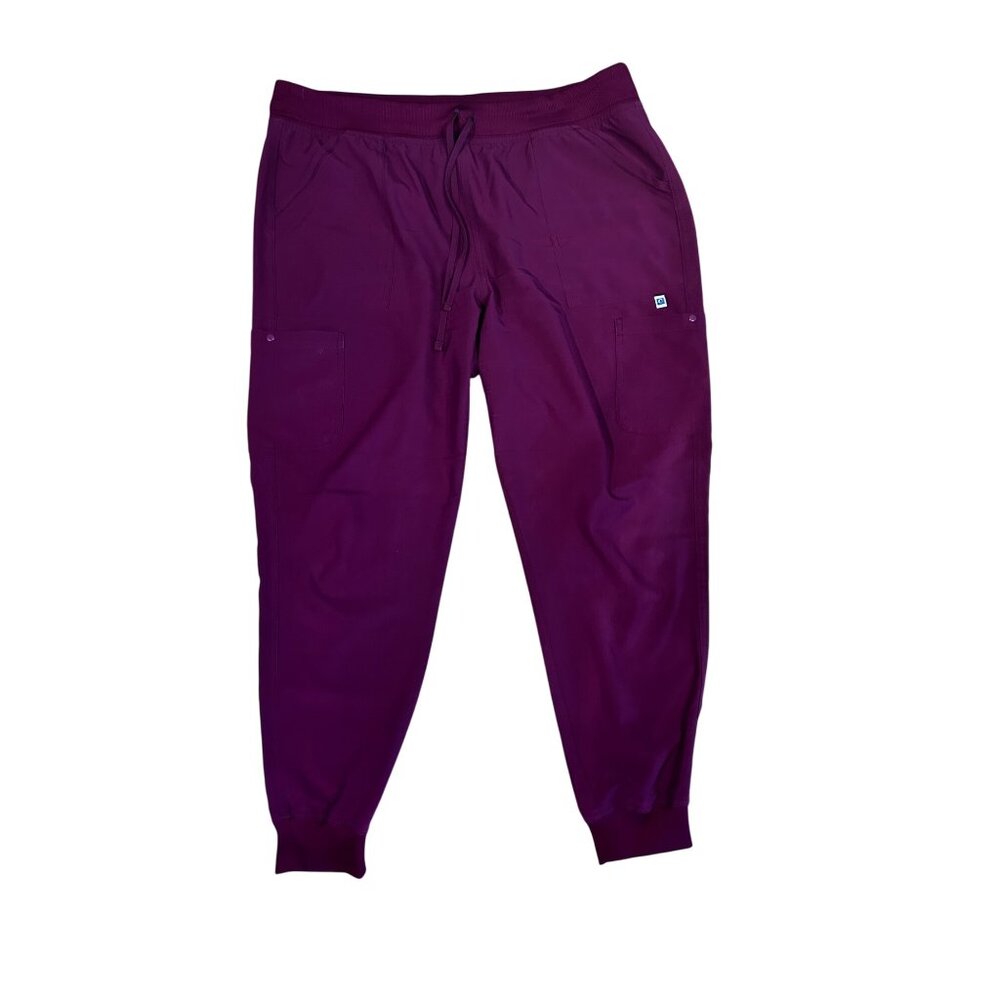 Cherokee Medical Uniforms Maroon Jogger Scrub Pants XL With Pockets 1925